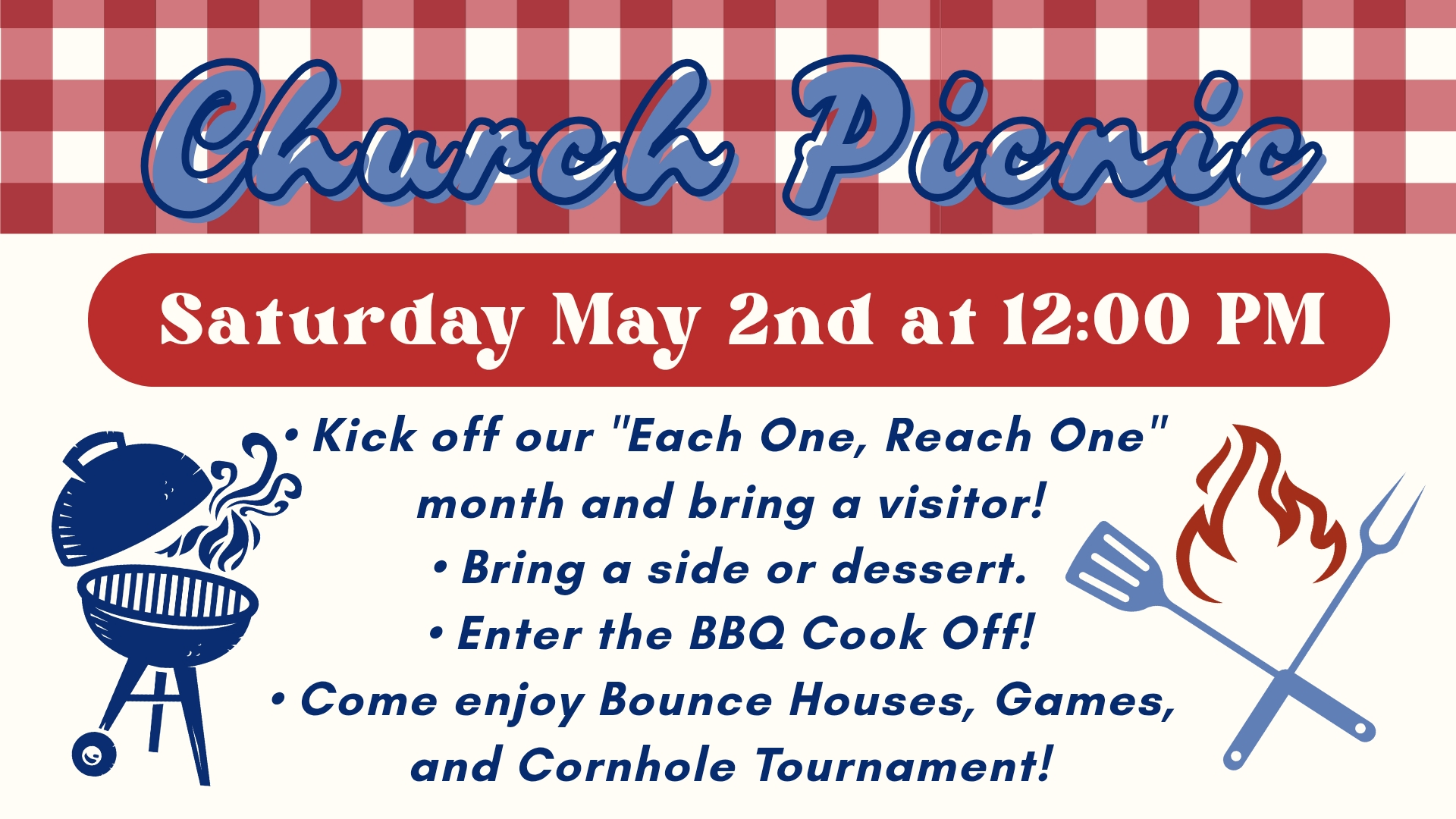 Church Picnic banner